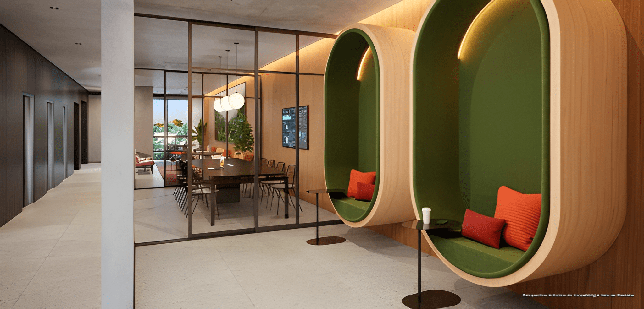 Coworking e Sala de Reunião